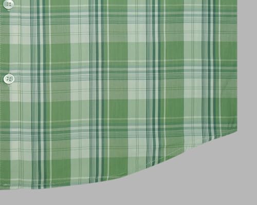 Image of GHPC 100% Cotton Checkered Half Sleeves Regular Fit Formal Shirt for Men