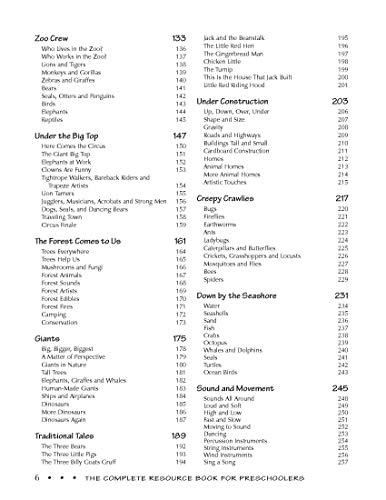 The Complete Resource Book for Preschoolers: An Early Childhood Curriculum With Over 2000 Activities and Ideas (Complete Resource Series) - Image 4