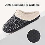 ULTRAIDEAS Women's Indoor Bedroom Slipper with Memory Foam, Gift for Women, Wool-Like House Shoe with Anti-Skid Rubber Sole for Ladies - Image 4