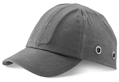 B Brand Safety Baseball Bump Cap Regular, Grey