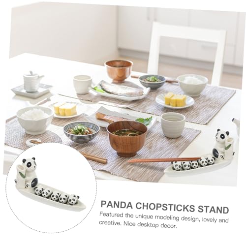 Support à Baguettes Panda pour Décor de Table Asiatique et Repas Convivial - 4