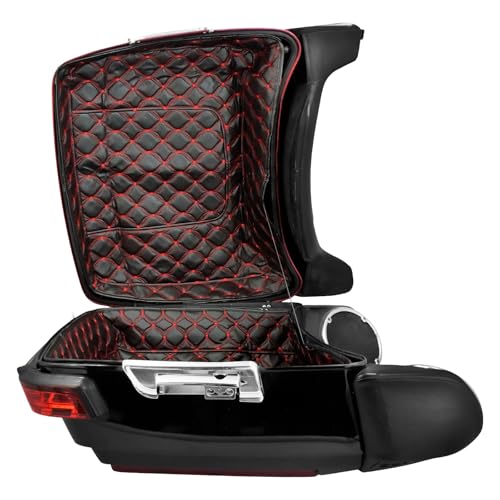 Coussin de coffre de moto et tapis de doublure pour Harley Touring CVO 2014-Up