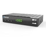 Opticum HD S60 - Receptor de TV por satélite (HDMI, DVB-S2, USB), Color Negro