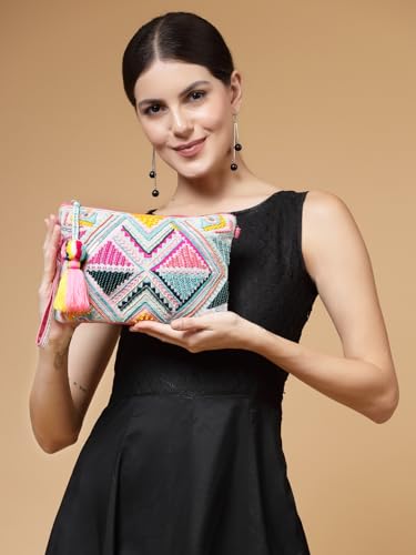 Image of Anekaant Boho Ethnic Cotton Jacquard Sling Bag