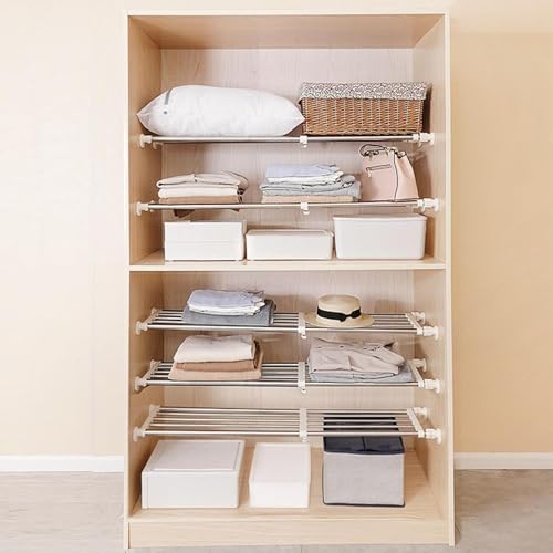 Étagère de rangement extensible et cloison DIY pour placard - 4