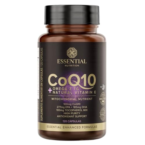 Coq10 + Ômega 3 TG Essential Nutrition 120 Cápsulas