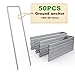 Produktbild (50 Stück) Heringe erdnägel stabil, heringe Camping 150mm x 36mm,Ø3 mm,erdanker bodenanker für Camping, erdanker unkrautvlies,et zur Befestigung Zäunen,Unkrautfolie,Kunstrasen, oder fürs Camping