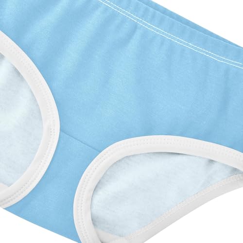 Joisal Light Sky Blue Toddlers Underwear Floral 2t Cotton Cute Panties Girl Bright Kids Undies Briefs4