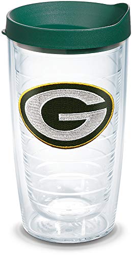 Image of Tervis Made in USA Double Walled NFL Green Bay Packers Insulated Tumbler Cup Keeps Drinks Cold & Hot, 16oz, Primary Logo