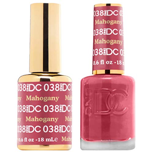 DND DC 038 Mahogany Gel & Matching Polish Set - DND DC Gel & Lacquer