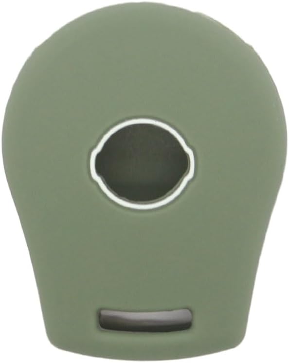 SEGADEN Silicone Cover Protector Case Holder Skin Jacket Compatible with Nissan 3 Button Remote Key Fob CV2506 Feldgrau image 3