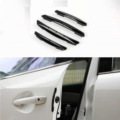 WXRNBN 4 Pièces Protection Portiere Voiture pour Dacia Duster 2 3 2018-2025 et Autres Voitures, Protege Porte Voiture Accessoire Voiture,Black