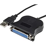Rocstor Premium 4 ft Parallel Printer Adapter - USB - DB25 Parallel - Type A Male USB DB25F to USBA