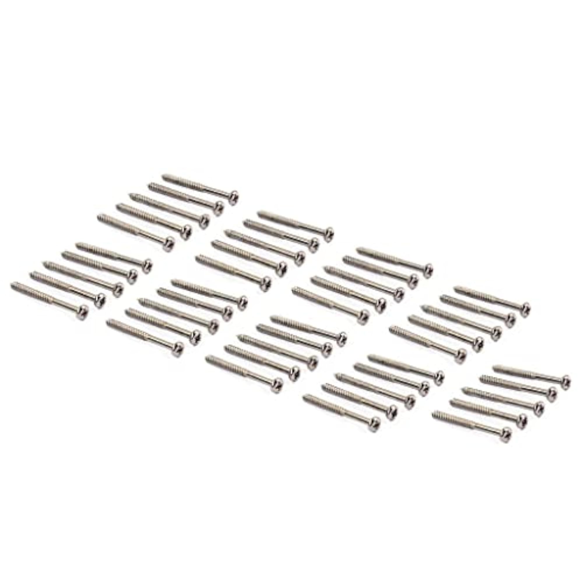 50 Pieces Bass Guitar Pickup Mounting Screws