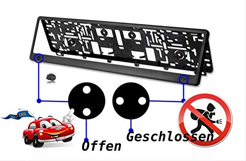 AMZ CAR - Portatarga antifurto Premium