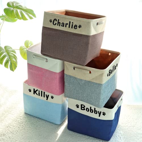 Panier pour chien dehoussable et bac à jouets pliable gris L KRD - 4