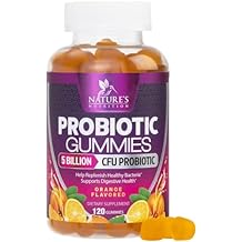 Probiotics for Digestive Health Gummies - 6 Unique Strains for Daily Immune Support & Gut Health, Supports Constipation, Gas & Bloating - Best Probiotic Supplement Gummy for Women & Men - 120 Gummies