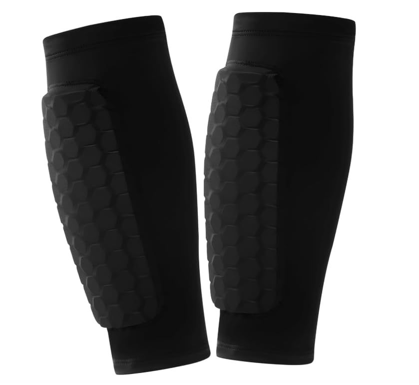 Skiguard Pro Skiguard Socks 1 Paar Ski Schienbeinschoner Atmungsaktiv & rutschfest Anti-Rutsch-Silikonstreifen & 360 Stabilität Schienbeinschoner Skifahren für Heranwachsende & Erwachsene (XL)