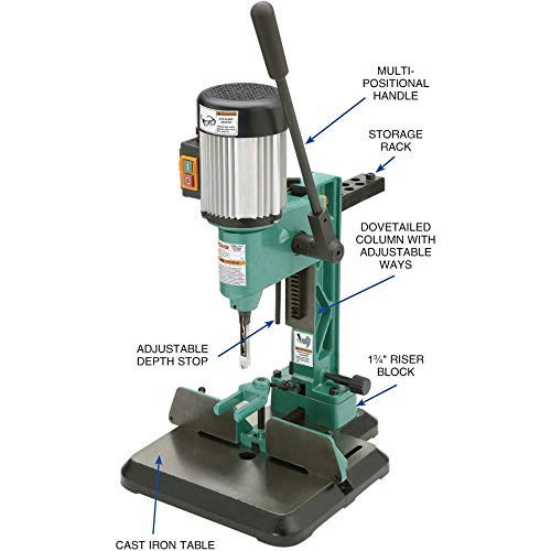Grizzly Industrial G0645-1/2 HP Benchtop Mortising Machine