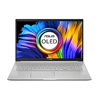 ASUS VivoBook K15 OLED 15.6-inch (39.62 cms) FHD OLED, Intel Core i3-1115G4 11th Gen, Thin and Light Laptop (8GB/256GB SSD/Office 2019/Windows 10/Integrated Graphics/Silver/1.8 Kg), K513EA-L303TS