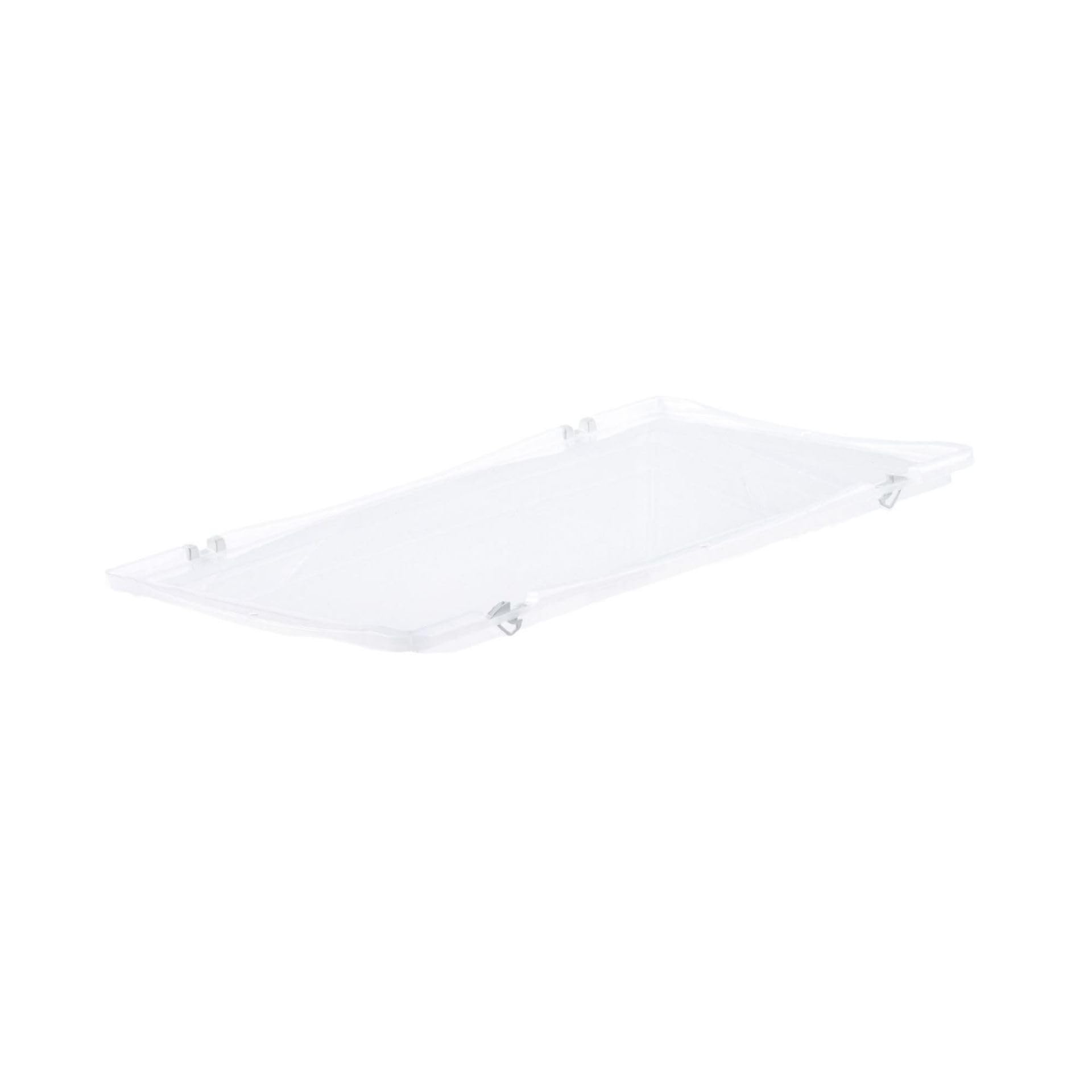 PROREGAL SuperSparSet 5x Transparenter Eurobehälter LightLine mit offenem Griff & Scharnierdeckel | HxBxT 22x30x40cm | 24 Liter | Eurobox Transportbox Transportbehälter Stapelbehälter