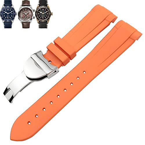 Bracelet montre Tudor Pelagos en caoutchouc naturel boucle pliante JDIME