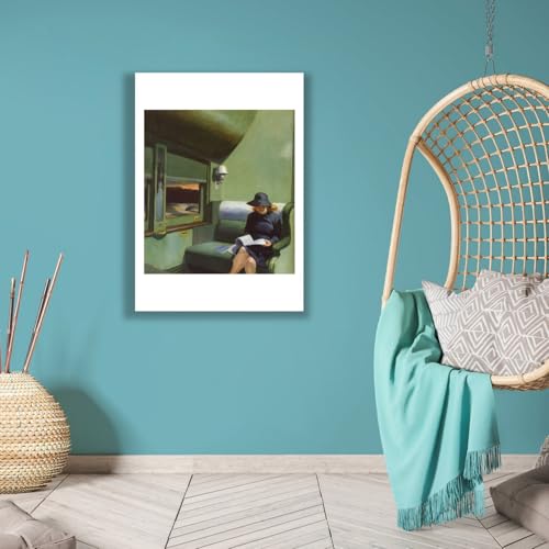 Edward Hopper Compartiment C Impression Mat Grand Format pour Salon et Bureau - 6