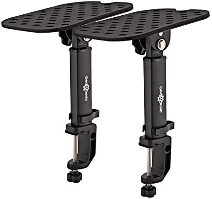 Desk Clamp Monitor Speaker Stands by Gear4music