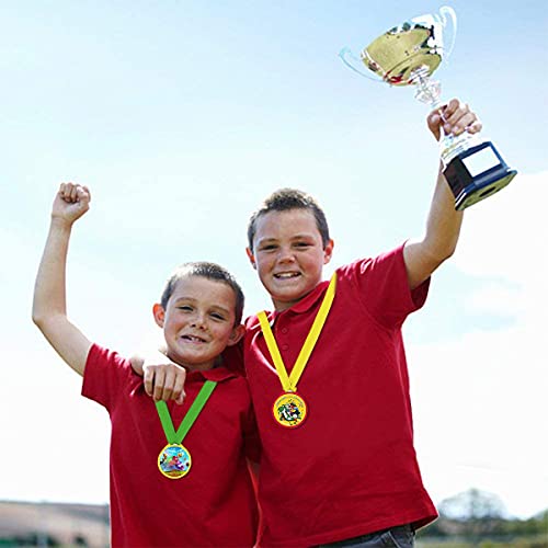 Medaille Enfant 10 Pièces, Medaille Acrylique Médailles avec Ruban, Médailles du Gagnant pour Journée Sportive des… - Image 8