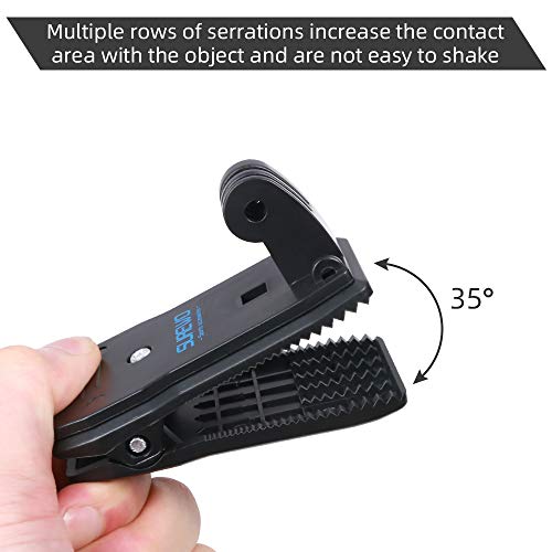 Image of 360 Degrees Rotatable Backpack Strap Clip Holder Mount for Gopro Hero 6 /5 Black 5 /4 Session 4 3+ 3 Sony Sports DV Camera and More