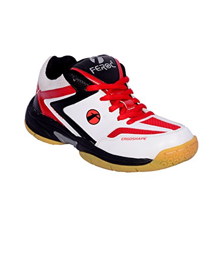FEROC Mens Yellow, Red Polyurethane Sports Shoes - 9 (B01ABTB7HY) Amazon Price History, Amazon Price Tracker
