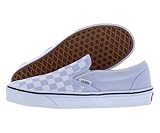 Vans Unisex Classic Slip On Sneaker, Color Theory Checkerboard Halogen Blue, 6.5 US Men