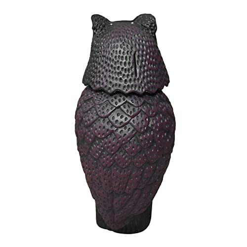 Aigle pour jardin extérieur et décoration Halloween grand épouvantail anti oiseau rotatif