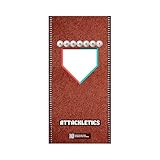 Attack Mat for Batting Tee Practice, Hitting Mat to Learn Optimal Contact Point, Tee and Foot Placement. (Attack Mat Brown)