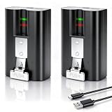 2 Packs Batteries for Ring (3.65V 6040mAh), Quick Release Rechargeable V4 Battery Compatible with Ring-Video Doorbell 2/3/4/3 Plus,Stick Up Cam Indooor and Outdoor,Spotlight Cam