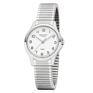 REGENT Damenuhr Quarz mit Zugarmband 30 MM Durchmesser in verschiedenen Varianten