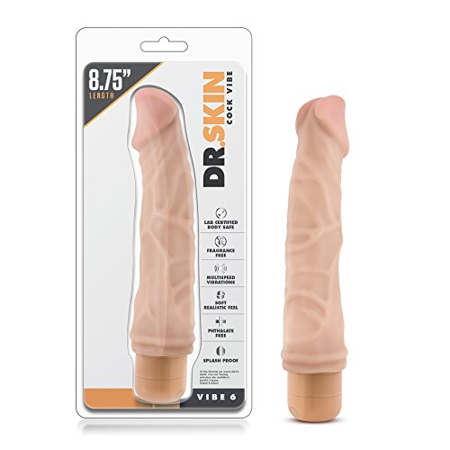 Blush Vibromasseur Réaliste Dr Skin N°6 22 cm