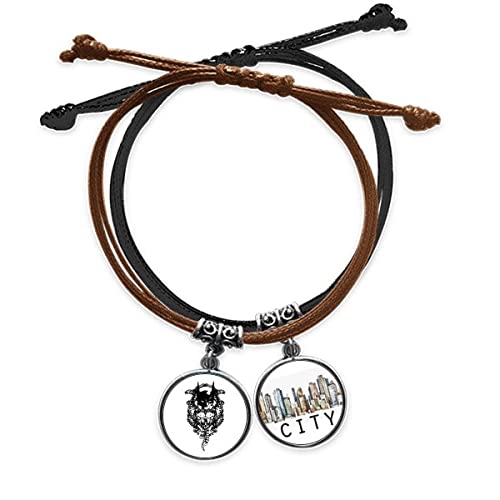Bracelet squelette pirate en cuir sidi le cadeau idéal pour homme