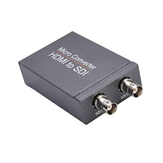 HDMI to SDI Converter One HDMI Input Two SDI Outputs 720p and 1080p Support SDI/HD-SDI/3G-SDI