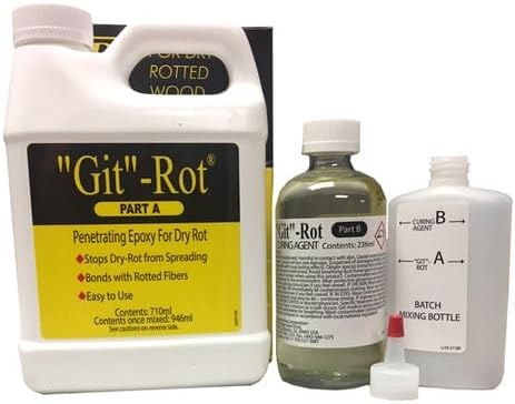 Part Synergy Replacement for BOA-1065 Git-Rot Quart Kit for Boat Repair & Maintenance