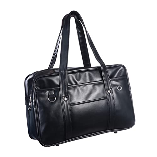 Crossbody Bag for Men Women Pu Computer Bag Hardware Buckle and Stylish