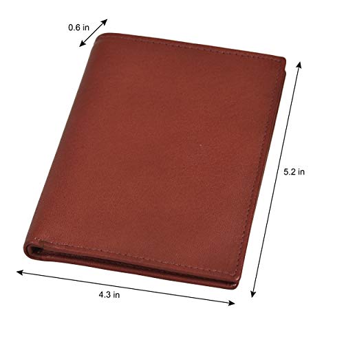 RFID Blocking Hipster Tall Wallet for Mens by Leatherboss4