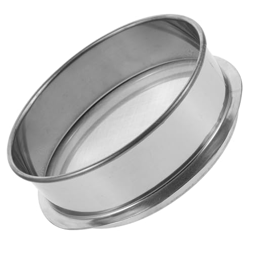 UKCOCO Cedazo Redondo de Malla Fina 15 CM de Acero Inoxidable para Esmalte Cerámico Colador Metálico Portátil para Filtrar Arcilla y Pigmentos Herramienta para Ceramistas Profesionales