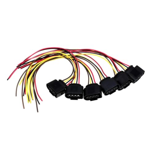 Conector de bobina de encendido de 6 pines para VW A3 A4 A5 A6 A8 y arnés de cableado 1J0973724