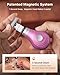 Trimcoo Mini Bikini Trimmer for Women - Intimate Pubic Hair Removal, Electric Body Groomer, Small Portable Wet/Dry Shaver, Magnetic Blade, USB-C Rechargeable with Travel Case, Easy to Clean (Pink)