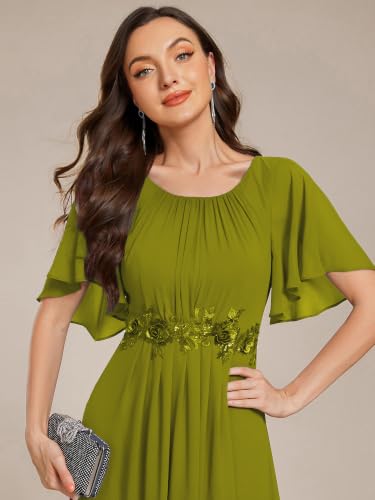 Image of Ever-Pretty Women's Applique Chiffon Formal Wedding Guest Dresses