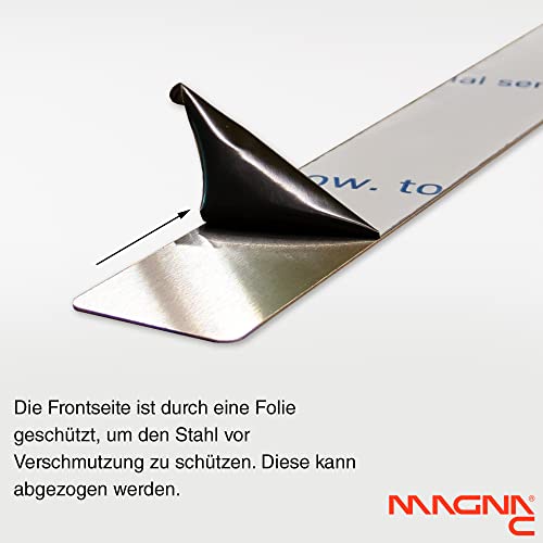 Magna-C - 2 robusti listelli magnetici in acciaio