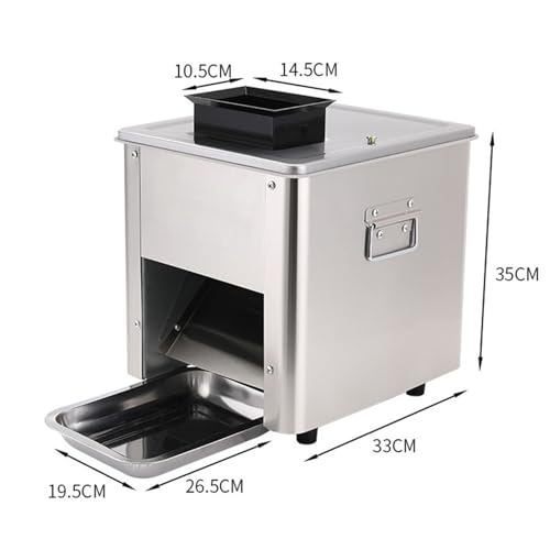 Cortadora eléctrica de carne pequeña de acero inoxidable miniatura 2