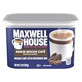 Maxwell House International Suisse Mocha Cafe Beverage Mix, Caffeinated, 7.2 oz Can (Pack of 4)
