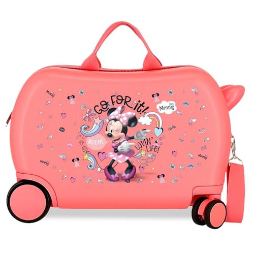 Disney Girls' Children's Suitcase, Pink, Einheitsgröße